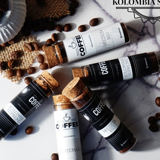 Cam Tüpte Colombia Filtre Kahve · 20 g